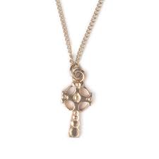 Cornish Tin Gold Celtic Cross As Featured On Bbc One S Escape To The Country Gold Necklace Cross Necklace