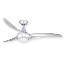 A ceiling fan is one of the best ways to save energy and money. Minka Aire Wave F844 Sl Ceiling Fan Silver Finish W Led Light
