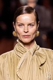 Fashion model Eva Herzigova and their looks