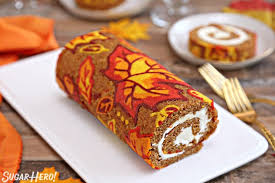 Dazzle family and friends with libby's® pumpkin roll; Decorative Pumpkin Roll