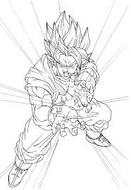 Goku Dragon Ball Coloring Pages Coloriage Dragon Ball Coloriage Dragon Ball Z Coloriage Dragon