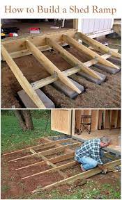 Everyone needs more storage space. How To Build A Shed Ramp The Right Way Storage Shed Plans
