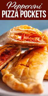 Pepperoni Pizza Pockets Recipe Pizza Pockets Hot Pocket Recipes Pizza Pockets Recipe