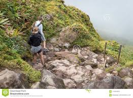 Vulkan® and the vulkan logo are trademarks of the khronos group inc. Wanderweg Der Zu Das Aktiver Vulkan La Soufriere In Guadeloupe Karibisch Fuhrt Stockfoto Bild Von Teenager Jugendliche 112918252