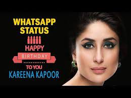 Kareena Kapoor Age Download Happy Birthday Whatsapp Status Video 2019 Kareenakapoor Kareenakapoorbirth Whatsapp Status Video Status Video Kareena Kapoor