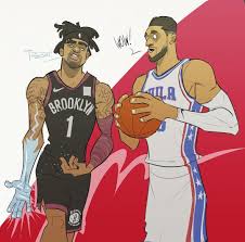 Dloading X Bensimmons Nba Basketball Art Basketball Art Nba Artwork
