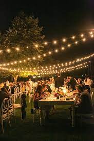 For many of these images, i could not find the original source. Outdoor Wedding Decoration With Lights Novocom Top