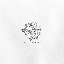 Commissioned Logo Design Thank You James I M Available For Tattoo Design Custom Illustrations And Branding Custom Illustration Whale Tattoos Floral Poster