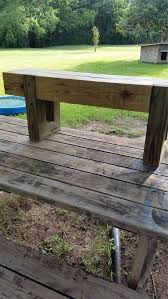 6x6 4 Foot Bench 4x4 Legs Etsy Bench Outdoor Decor Decor