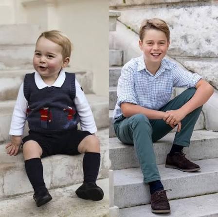 Happy 13th birthday George! William and Kate share new photo of eldest son  as he becomes a teenager