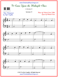 It Came Upon The Midnight Clear Piano Sheet Music Free Printable Pdf Hymn Sheet Music Piano Sheet Music Free Gospel Song Lyrics