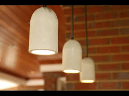 Diy Concrete Pendant Lights Youtube