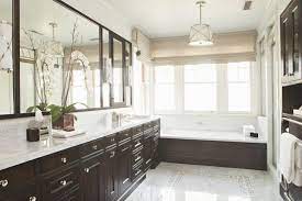 Check spelling or type a new query. Suzie Tim Barber Elegant Master Bathroom With Grosvenor Pendant Linen Roman Shade Traditional Bathroom Transitional Master Bathroom Elegant Master Bathroom