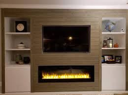 Our electric fireplaces provide immediate warmth at the touch of a button. Log Set Crystal Puraflame Alice 50 Inches Recessed Electric Fireplace Wall Mounted For 2 X 6 Stud Black 1500w Heater Home Kitchen Fireplaces Ohmychalk Com