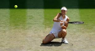 The match lasted one hour… Wimbledon Angelique Kerber Books Her Place In Final