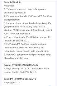 Psp spn kawasan industri nikomas gemilang. Pt Nikomas Gemilang Home Facebook