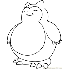 See the whole set of printables here: Snorlax Coloring Pages For Kids Download Snorlax Printable Coloring Pages Coloringpages101 Com