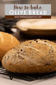 Easy To Make Rustic Olive Bread With Oregano Crusty Round Bread Loaf With Kalamata Olives How To Bake Recipe For A Delic Olive Bread Bread Recipes Loaf Bread