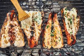 Tail in order to ensure that you can make the tastiest grilled lobster tail, we recommend parboiling your tails before grilling. Grilled Lobster Tail With Garlic Butter Recipe Kitchn