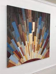 Wood Art Arise 42x42 Huge Wooden Wall Art Etsy Wood Art Wood Wall Art Decor Etsy Wall Art