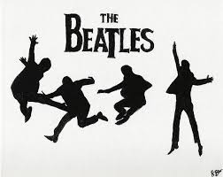 Jumping Silhouettes Thebeatles Beatles Silhouette Beatles Drawing The Beatles Help