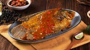 Resep Ikan Gurame Goreng Siram Tauco Mahi