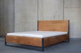 Recycled Oak And Steel Bed Rustrel Etsy In 2020 Steel Bed Bed Mattress Sizes
