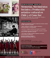 El anuncio tuvo lugar durante un simbólico acto en la céntrica plaza de la ciudadanía, en santiago de chile, donde se. Diploma De Extension Memorias Movimientos Sociales Y Produccion Artistico Cultural En Chile Y El Cono Sur Universidad De Chile