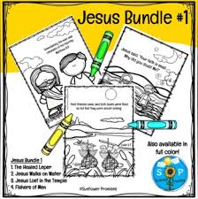 This pdf prints 8.5x11 single sided. Bible Stories With Coloring Worksheets Teaching Resources Tpt
