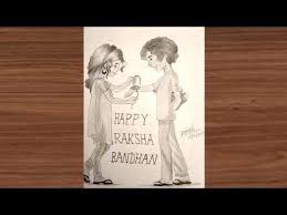 How To Draw A Brother And Sister Easy Drawing Pencil Sketch Step By Step Sister With Brother Draw You Sisters Drawing Raksha Bandhan Drawing Easy Drawings