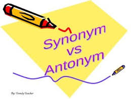 Synonym And Antonym Powerpoint Synonyms And Antonyms Context Clues Antonym