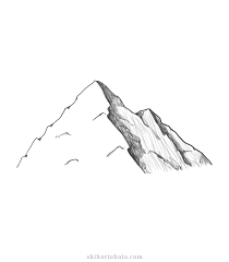 Make a curved line with a bump for the chin, and put another curved line just above it for the mouth. How To Draw Mountains Easy Step By Step Tutorial
