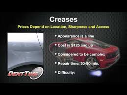 How Much Is Paintless Dent Repair Ding Removal Cost Dent