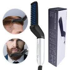 Multifunctional Hair Comb Beard Straightener Best Heat Beard Straightener And Hair Straightener Brush In 2021 Beard Straightening Straightening Comb Hair Styler Brush