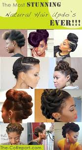 The key to any protective style is to nourish your hair first. 25 Stunning Natural Hair Updo Styles The Co Report Natural Hair Updo Black Natural Hairstyles Natural Hair Styles Easy