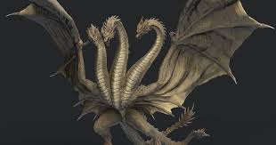 King Ghidorah 3d Completed By Misssaber444 On Deviantart In 2020 Kaiju Art Godzilla Kaiju Monsters
