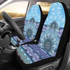 Boho Style Car Seat Cover And Assorted Double Wall Plastic Mug Car Accessories Original Gift Artistic Design Universal Fit Custom Possible Carseat Cover Car Seats Artistic Designs
