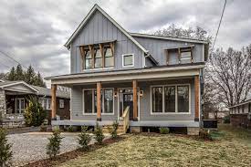 And not just any ole' paint color, but that perfect farmhouse style hue. Urban Farmhouse Exterior Farmhouse Exterior Design Cottage Exterior Farmhouse Exterior Colors