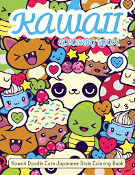 Kawaii coloring pages for girls hard. Amazon Com Kawaii Coloring Book Kawaii Doodle Cute Japanese Style Coloring Book For Adults And Kids Relaxing Inspiration 9781727201819 Russ Focus Books