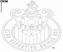 Simple happy birthday coloring page: Club Deportivo Chivas Usa Logo Coloring Page Printable Game