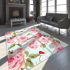Jeder handgearbeitete teppich ist in seiner zeichnung, schönheit und farbharmonie einmalig und deshalb ein kunstwerk für sich. Designer Teppich Rosen Vogel Muster Teppich De