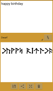 Dwarf runes (one technical term is the angerthas)were a runic script used by the dwarves, and was their main writing system. Runes Translator For Android Apk Download