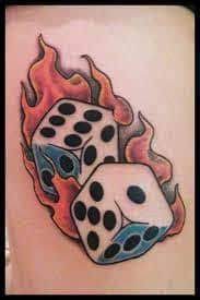 Dice Tattoo Meaning 36 Dovme Tasarimlari Cizim Fikirleri Dovme