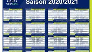 The season started on 21 august 2020 and ended on 23 may 2021. Football Calendrier De La Ligue 1 Racing Noel Au Pied De La Tour Eiffel