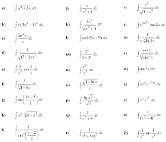 Grade 7 and 8 math worksheets with answers. Math Exercises Math Problems Indefinite Integral Of A Function