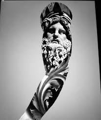 Ambition tattoo / knoxville, tennessee's largest and most award winning studio. Statue And Flourish Design I Made That I D Love To Tattoo Greek Tattoos Best Tattoo Shops Tattoos