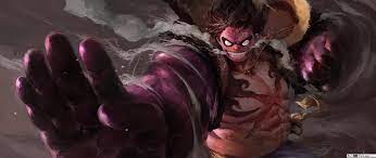 Gear4 onepiece wallpapers gear fourth luffy manga em 2020 1280x1024 anime desenhos. Luffy Gear 4 Snake Man 2560x1080 Wallpaper Teahub Io
