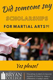 Scholarshipped To Be A Peacemaker Check Out Bryan College S Martial Arts Academy Scholarships Martial Arts Bryan College