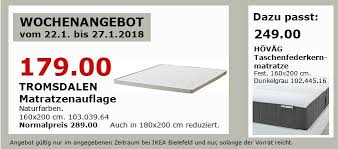 Ikea Tromsdalen Matratzenauflage Matratzenauflage Ikea Matratze