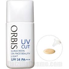 Orbis Uv Cut Sunscreen On Face Beauty Light Spf34 Pa Discontinued